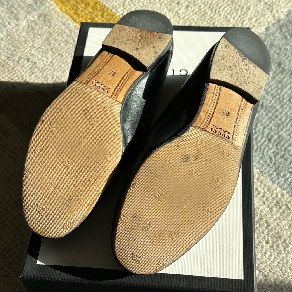 Gucci Brixton Horsebit Leather Loafers - Picture 9 of 10